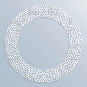 وکتور اسلیمی طرح دایره ای